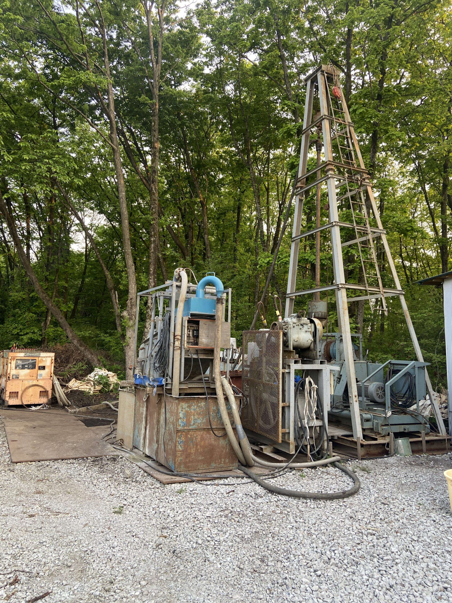 井戸掘り 木陰でひとやすみ 大類造苑